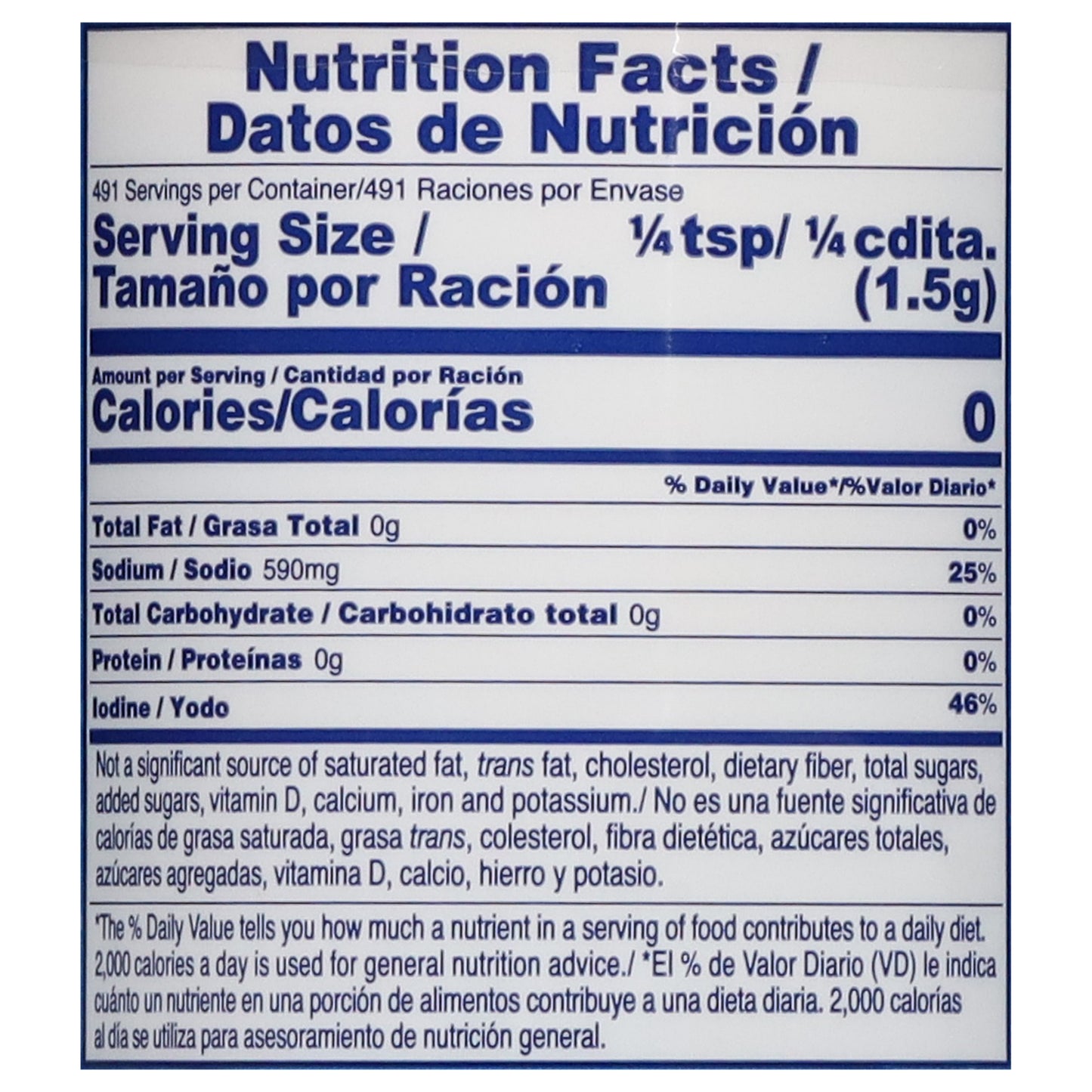 La Fina Iodized Salt 26 oz