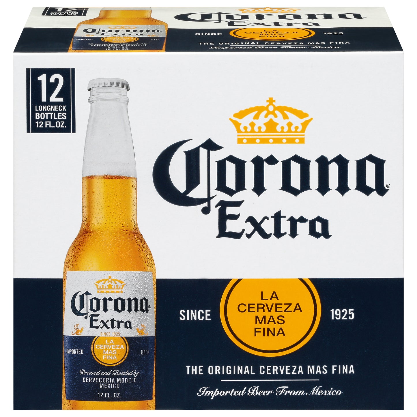 Corona Extra Beer 12 - 12 fl oz Bottles
