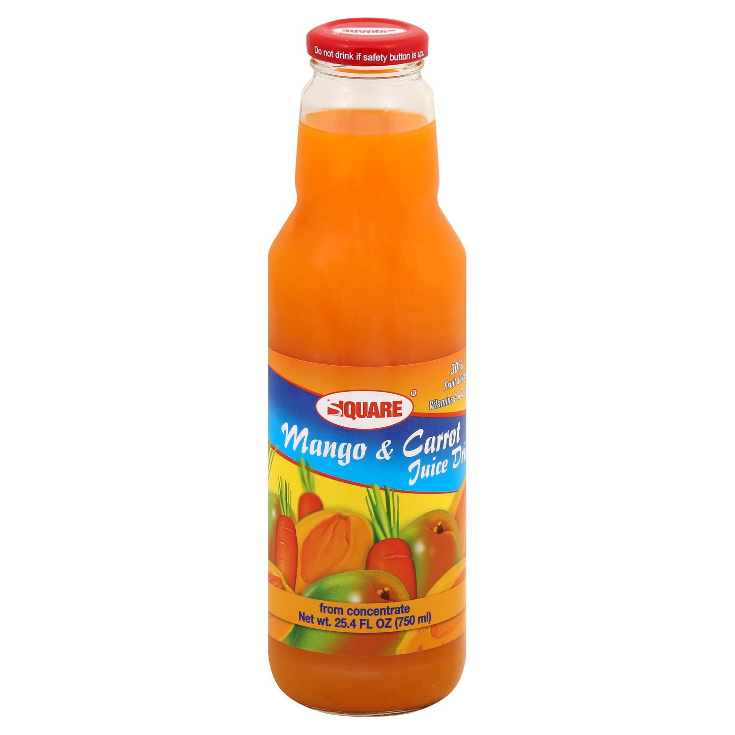 Square Juice Drink 25.4 oz - Mango & Carrot