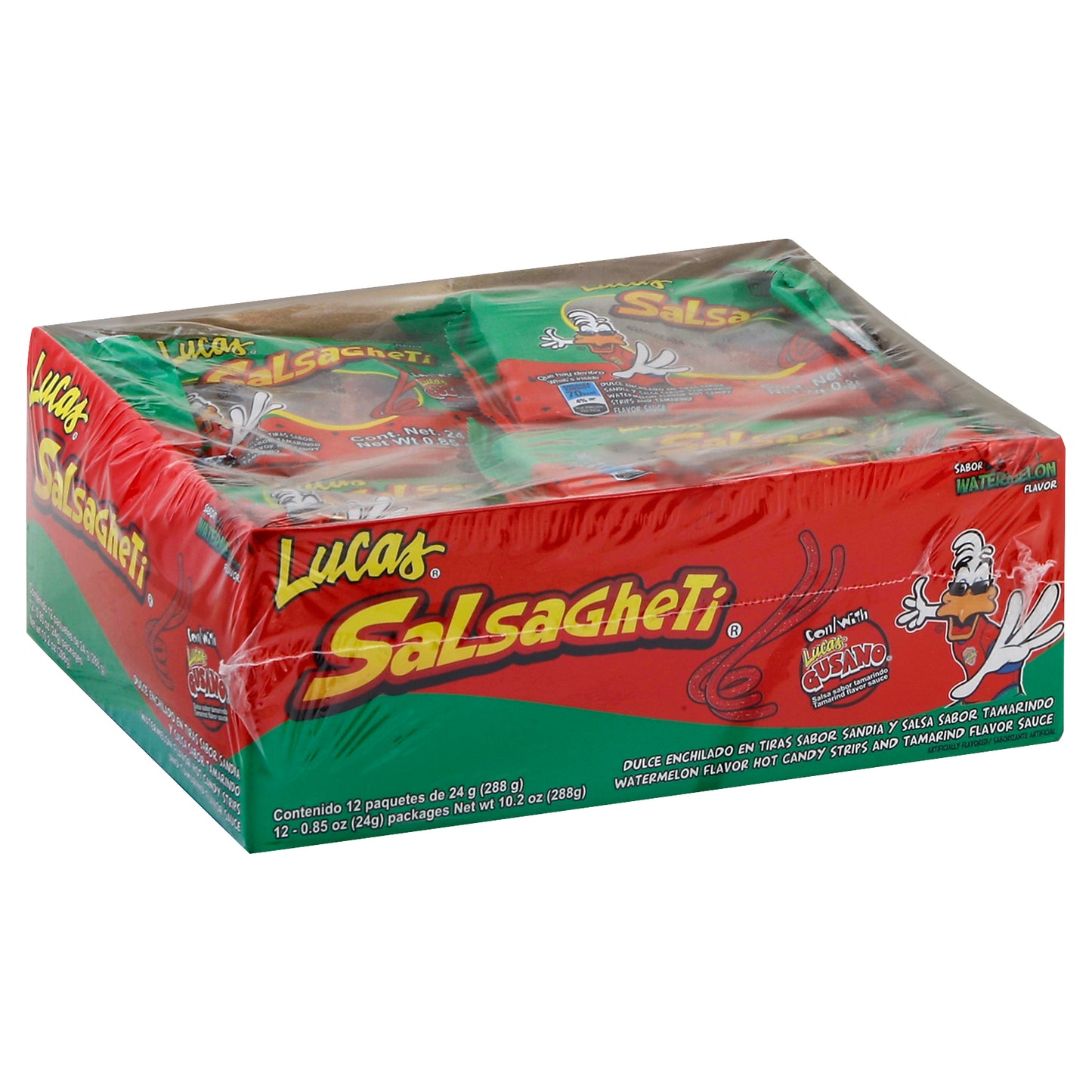 Lucas Candy Watermelon Strips 12 ea