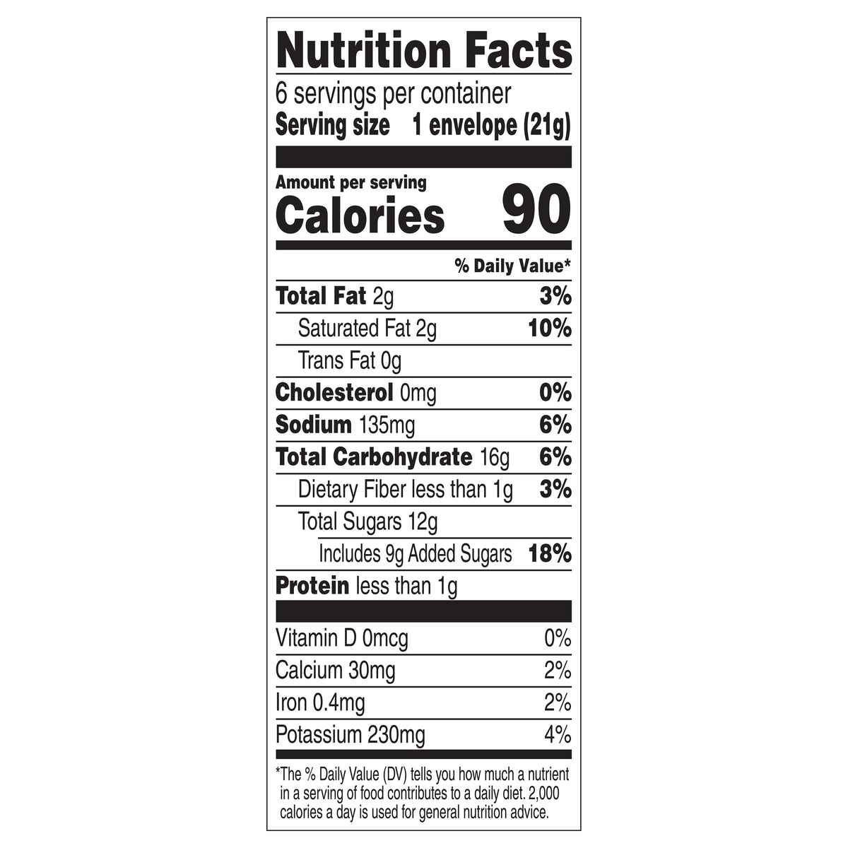 Swiss Miss Marshmallow Hot Cocoa Mix, 0.73 oz. 6-Count