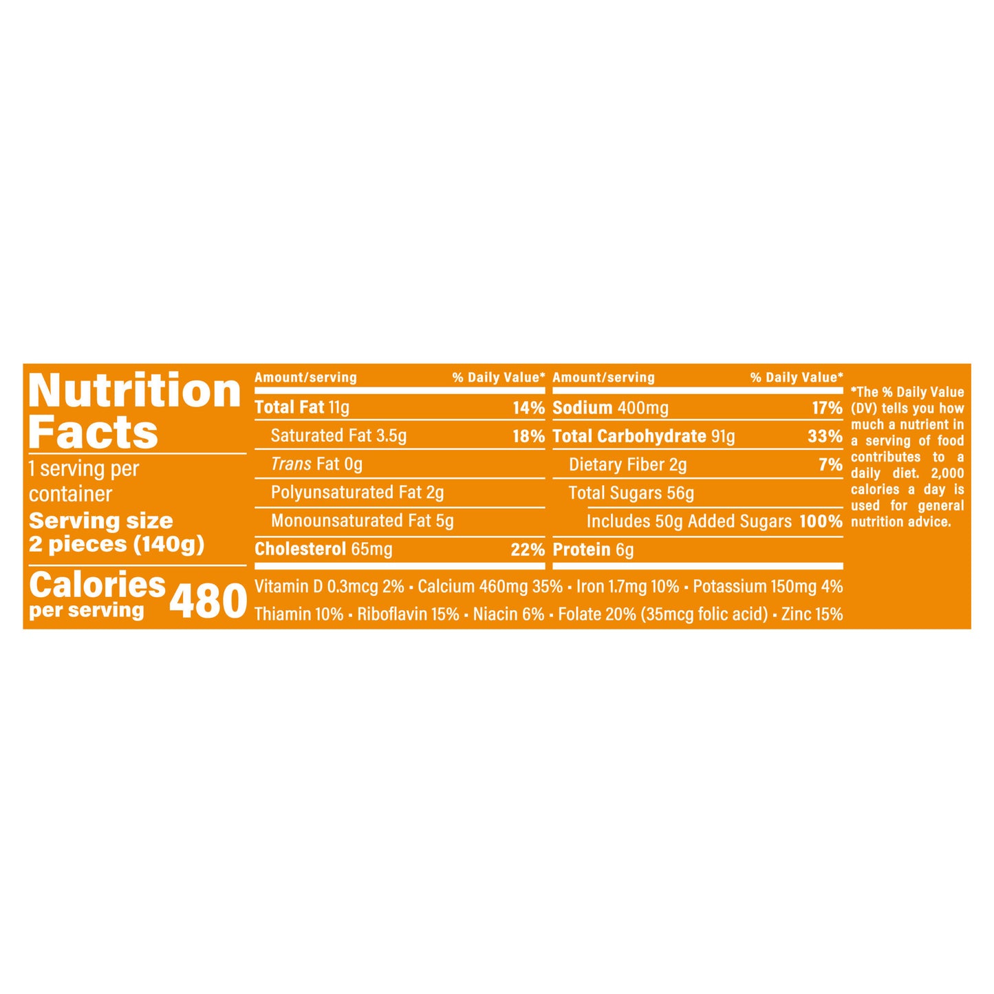 Marinela Napolitano Orange (Twin Pack) Cake with Raisins, 2 count, 4.94 oz