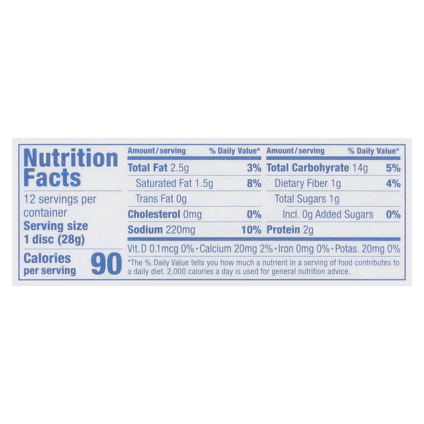 Goya Empanada Baking & Frying 5 Inches Criollas 12 ea