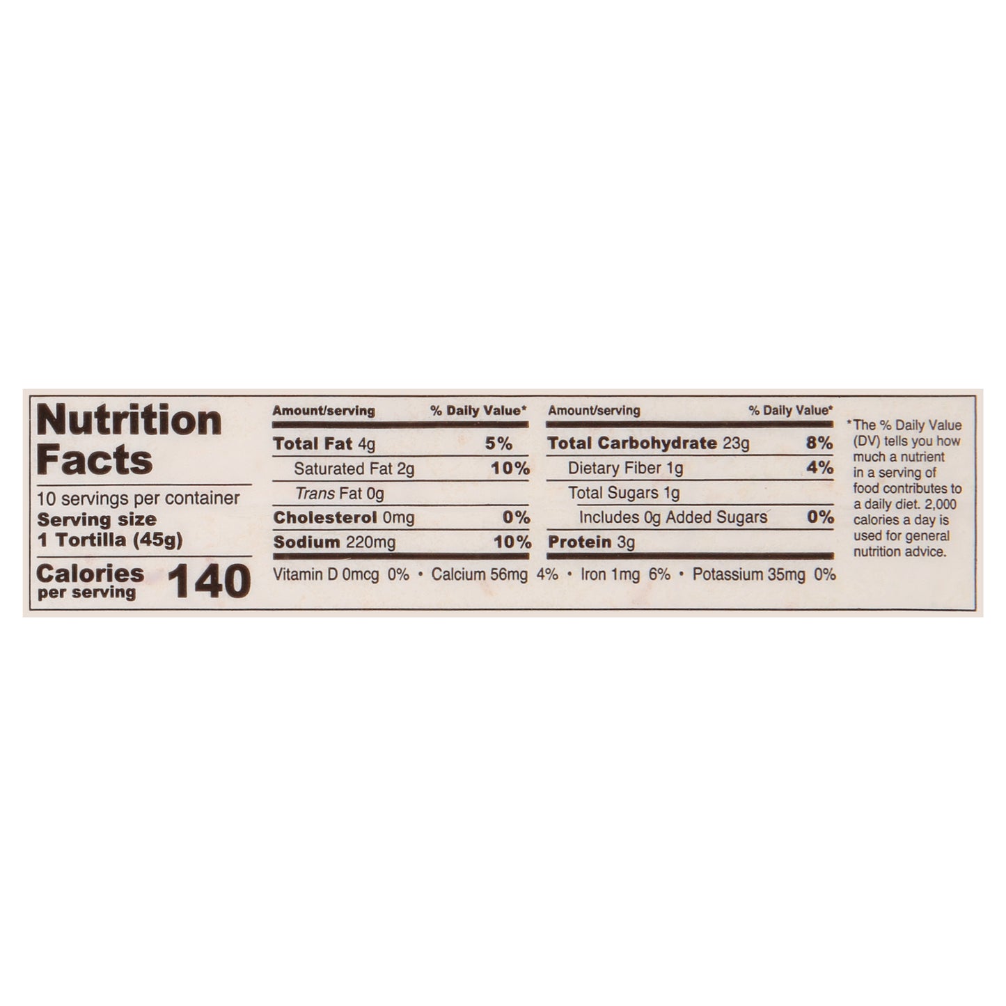 La Banderita Large Soft Taco Flour Tortillas 10 ea