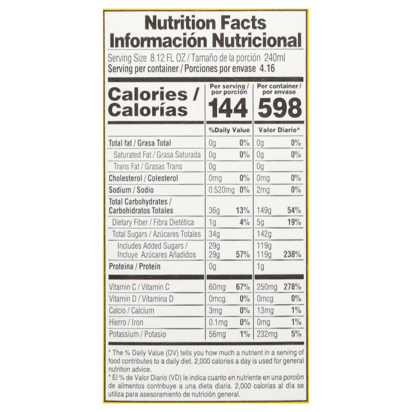 Del Frutal Apple Nectar 33.8 fl oz