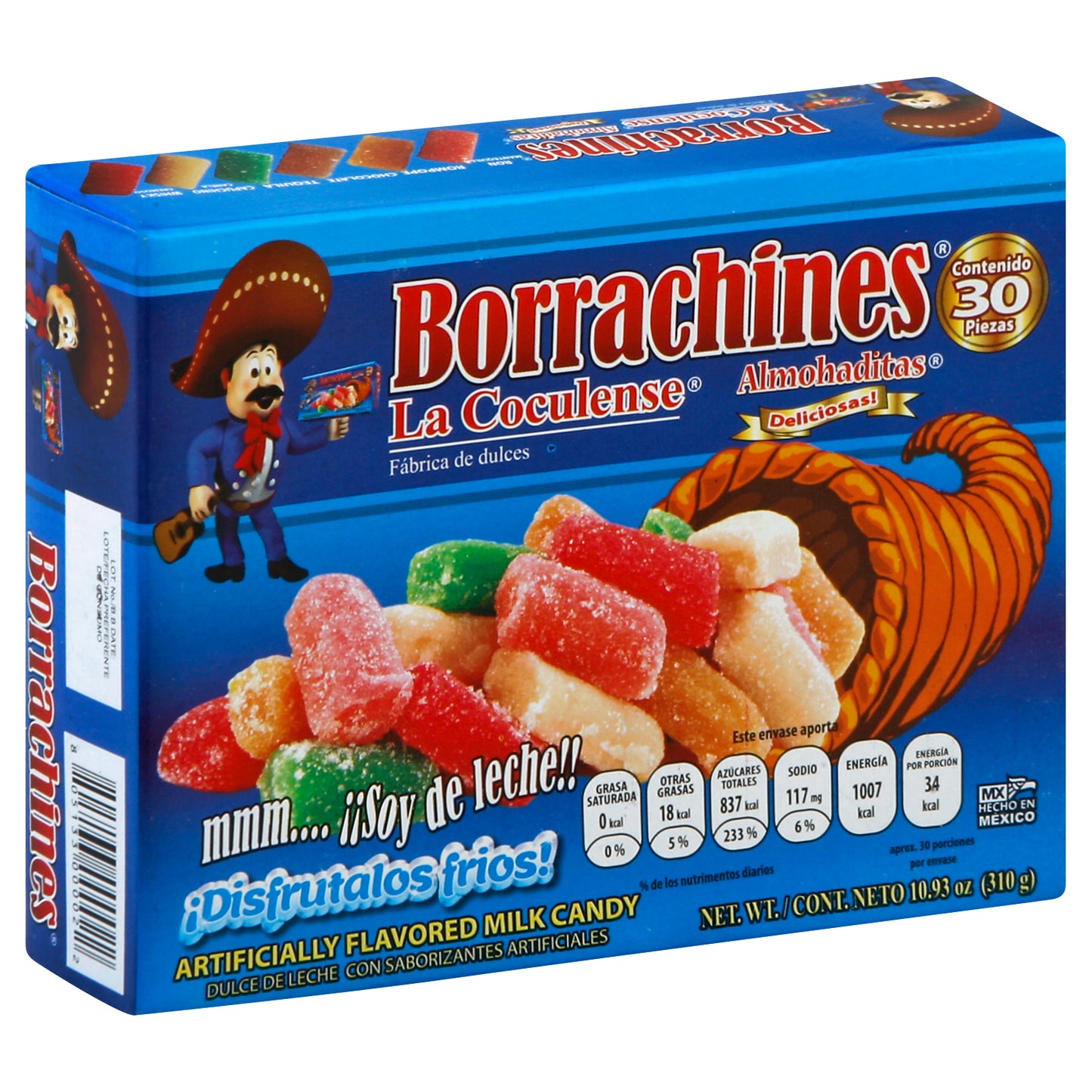 Borrachines Milk Candy 30 ea