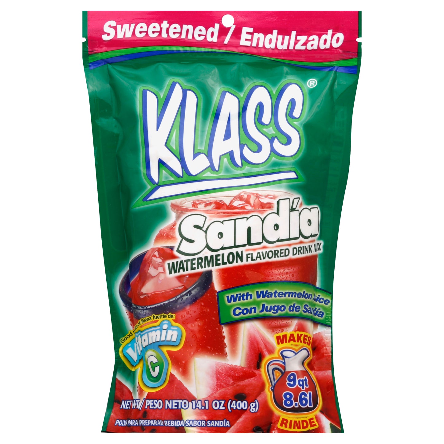 Klass Flavored Drink Mix 14.1 oz - Watermelon