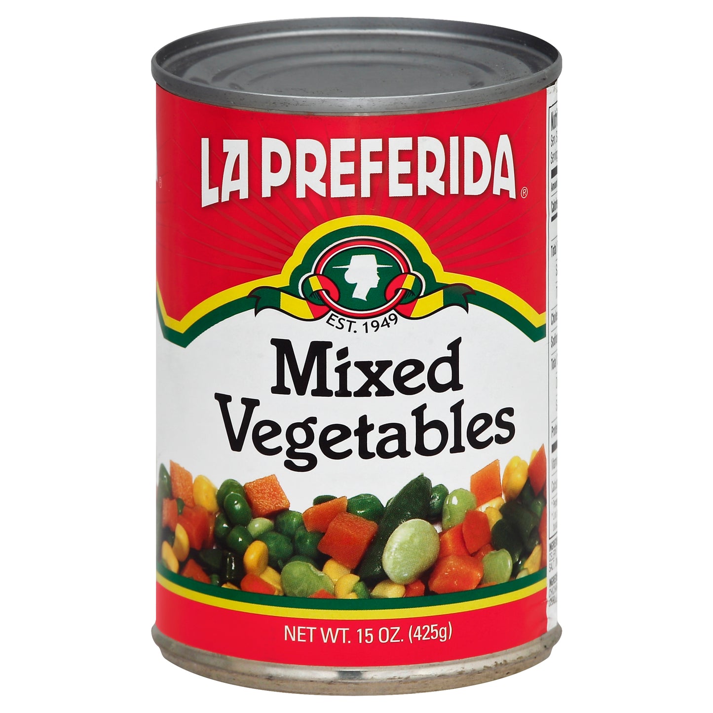 La Preferida Mixed Vegetables 15 oz