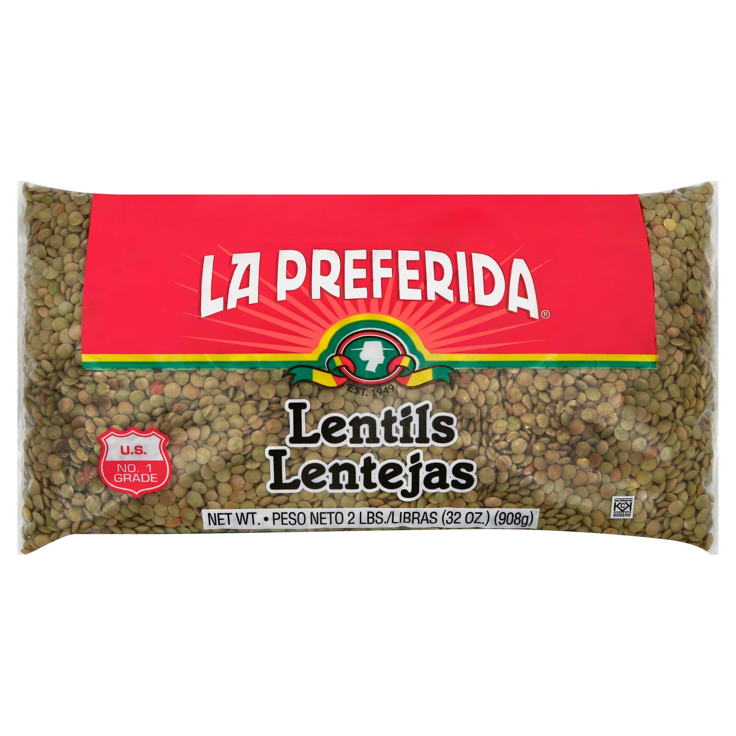 La Preferida Lentils 32 oz