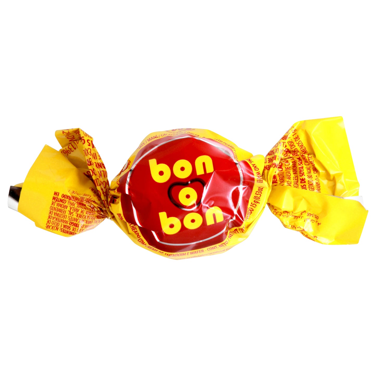 Bon O Bon With Peanut Cream Filling and Wafer Bonbon 15 gr