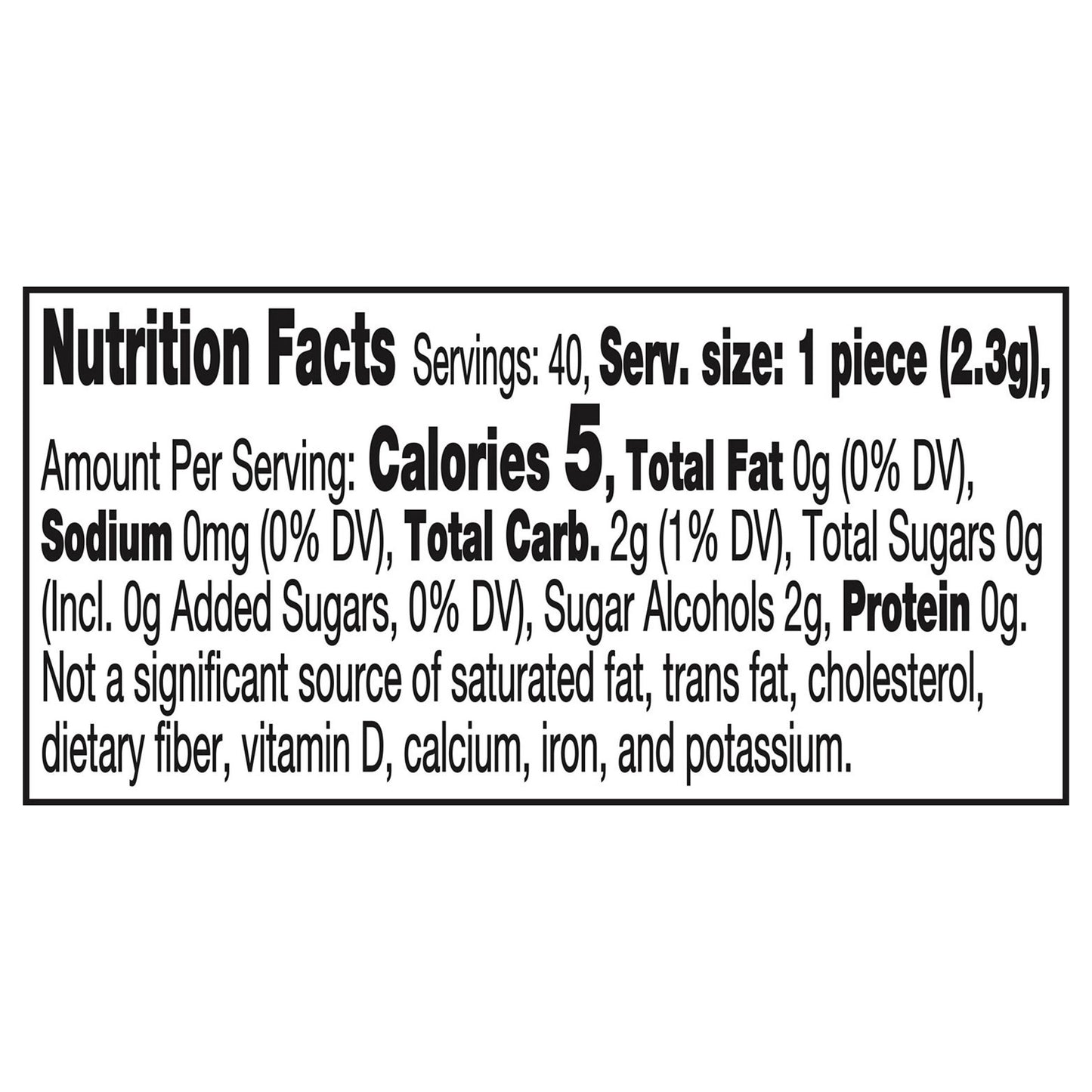 ICE BREAKERS Ice Cubes Peppermint Sugar Free Chewing Gum Bottle, 3.24 oz (40 Pieces)