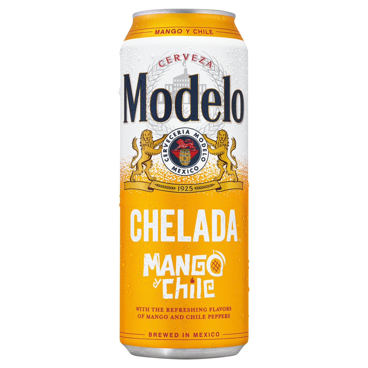 Modelo Chelada Mango y Chile Mexican Import Flavored Beer, 24 fl oz Can, 3.5% ABV