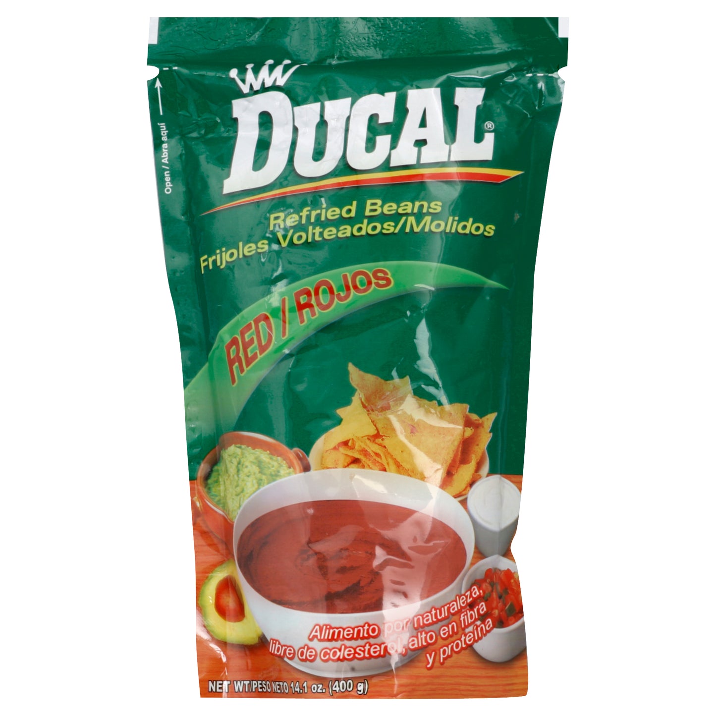 Ducal Refried Beans 14.1 oz - Red