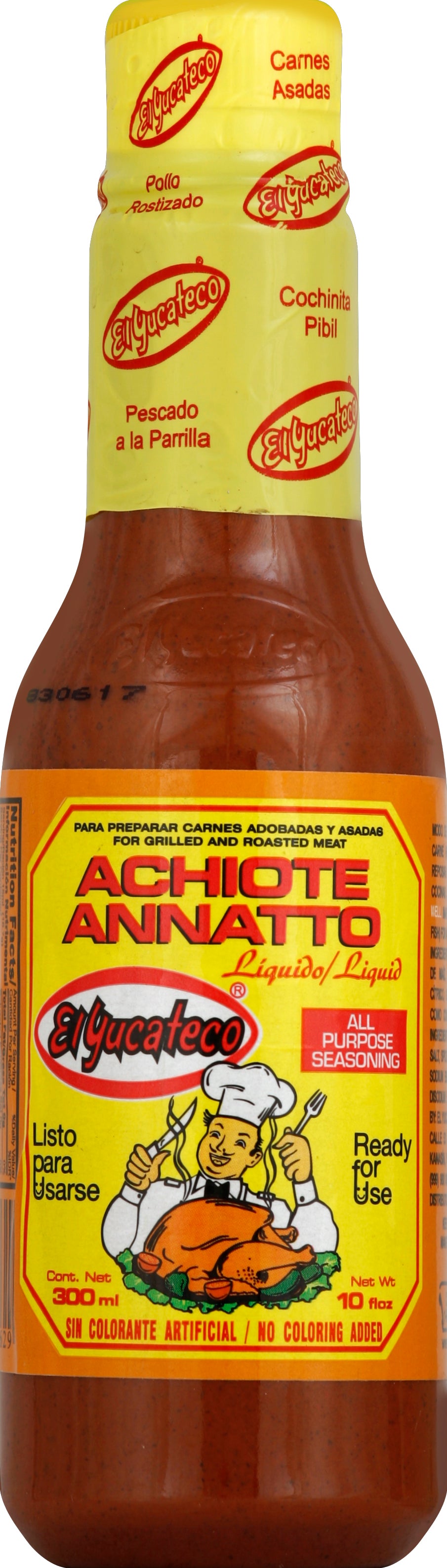 El Yucateco EL YUCATECO ACHIOTE ANNATTO LIQ 10 OZ