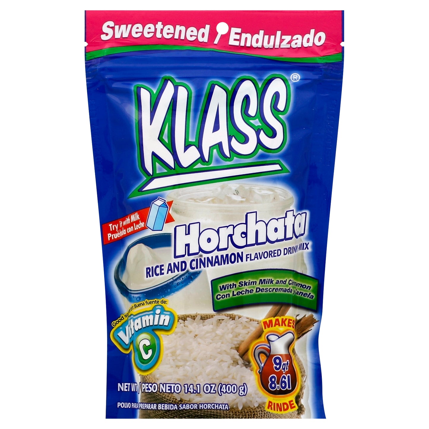 Klass Rice and Cinnamon Drink Mix 14.1 oz