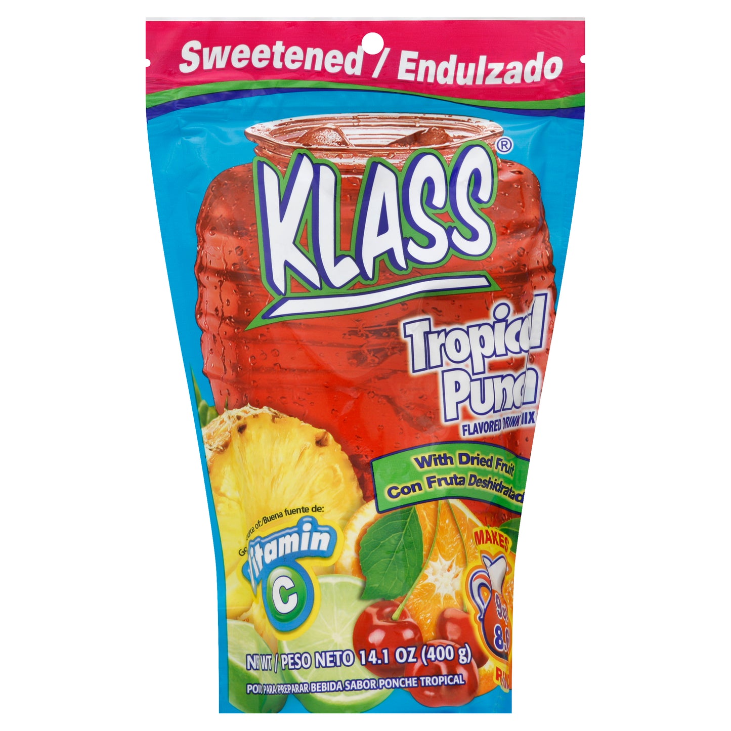 Klass Drink Mix 14.1 oz - Tropical Punch