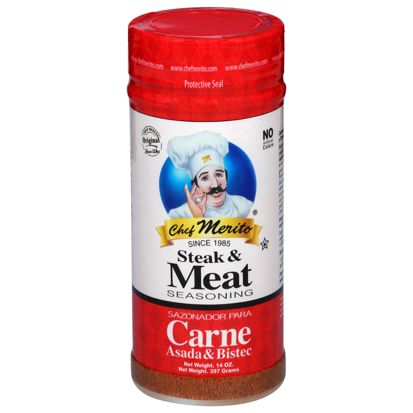 Chef Merito Steak & Meat Seasoning 14 oz