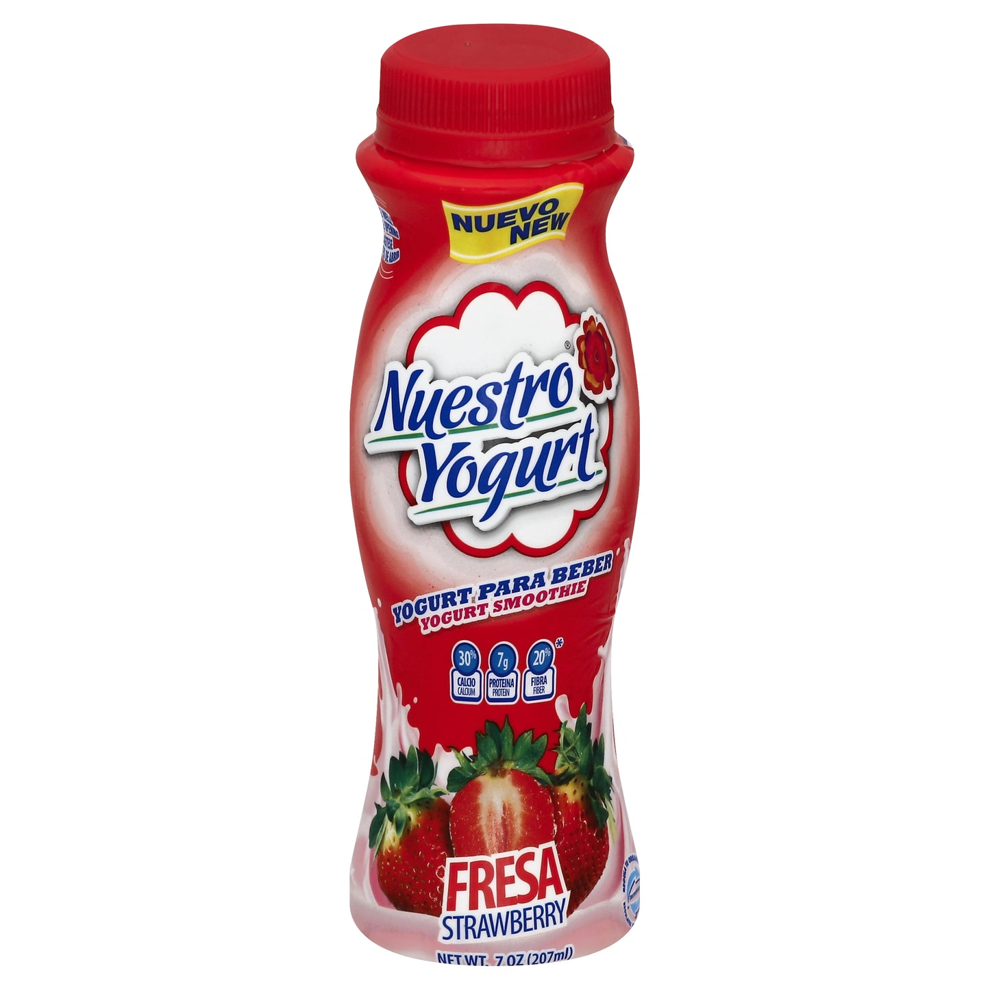 Nuestro Queso Strawberry Yogurt Smoothie 7 oz