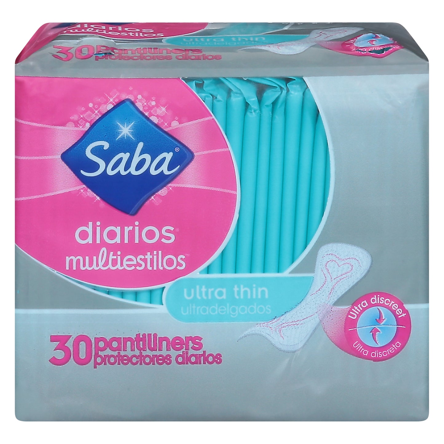 Saba Ultra Thin Pantiliners 30 ea
