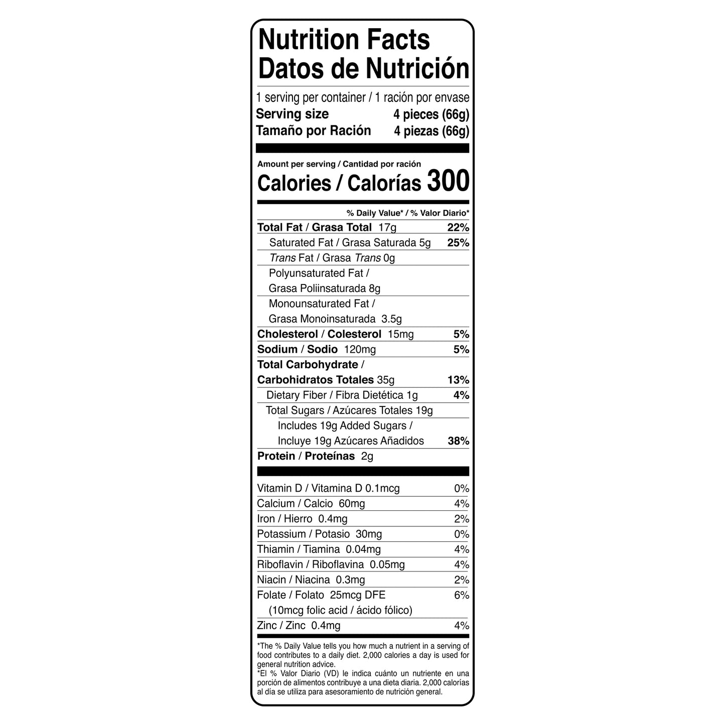 Bimbo Bimbunuelos Crispy Wheels Pastry, 4 count, 2.33 Ounces