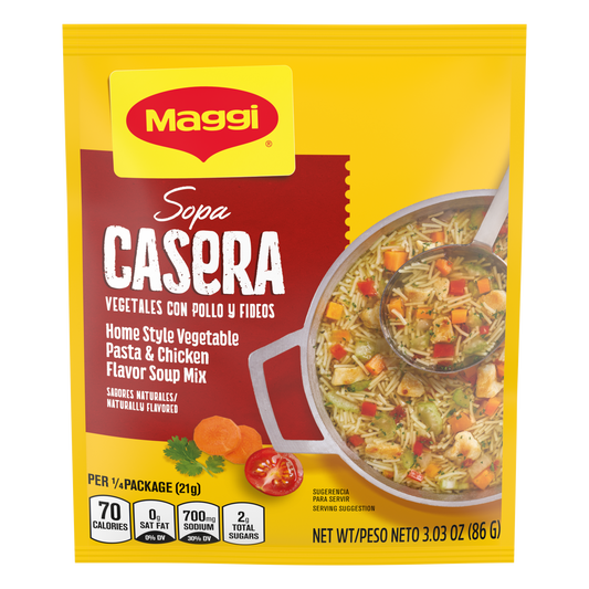 MAGGI SOPAS CASERAS Dehyrdated Soup Chicken 3.03oz