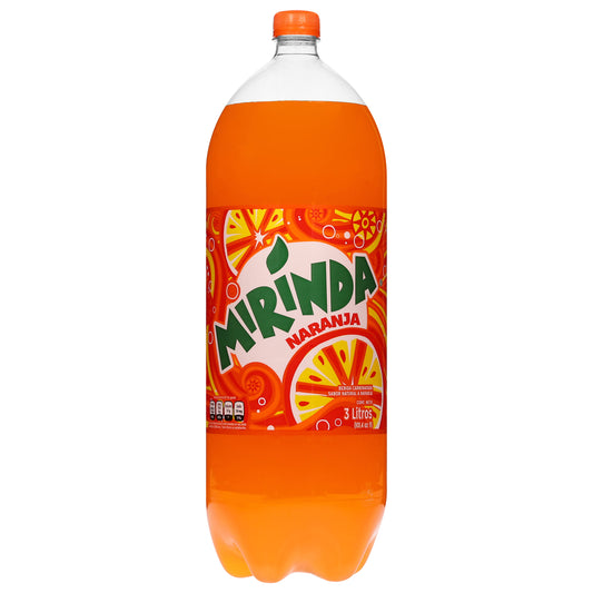 Mirinda Orange Flavored Soft Drink 101.4 fl oz