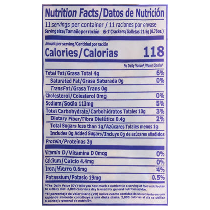 Molino del Sol Garlic Crackers 8.47 oz