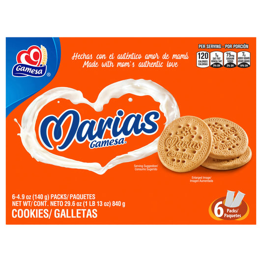 Gamesa Marias Cookies 4.9 Oz 6 Count