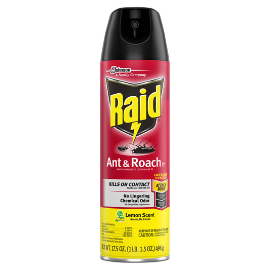 Raid Lemon Scent Ant & Roach Killer 26 17.5 oz