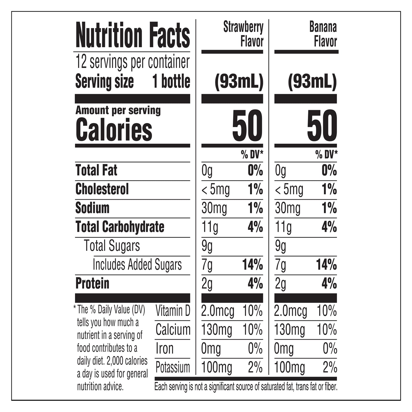 Danimals Strawberry Explosion & Banana Split Variety Pack Smoothies, 3.1 Oz. Bottles, 12 Count