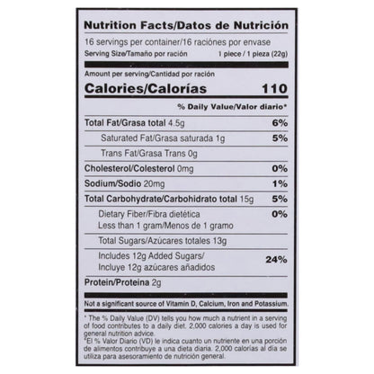 Dulce de cacahuete De La Rosa estilo mazapán cubierto de chocolate 16 - 0.78 oz cada uno