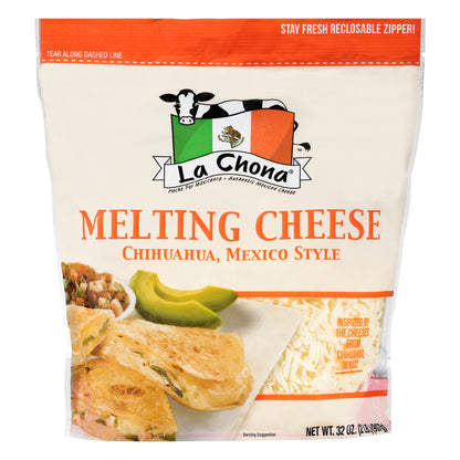 La Chona Chihuahua Mexico Style Melting Cheese 32 oz