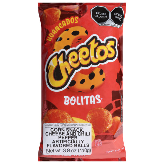 Cheetos Cheese and Chili Pepper Corn Snack 3.8 oz