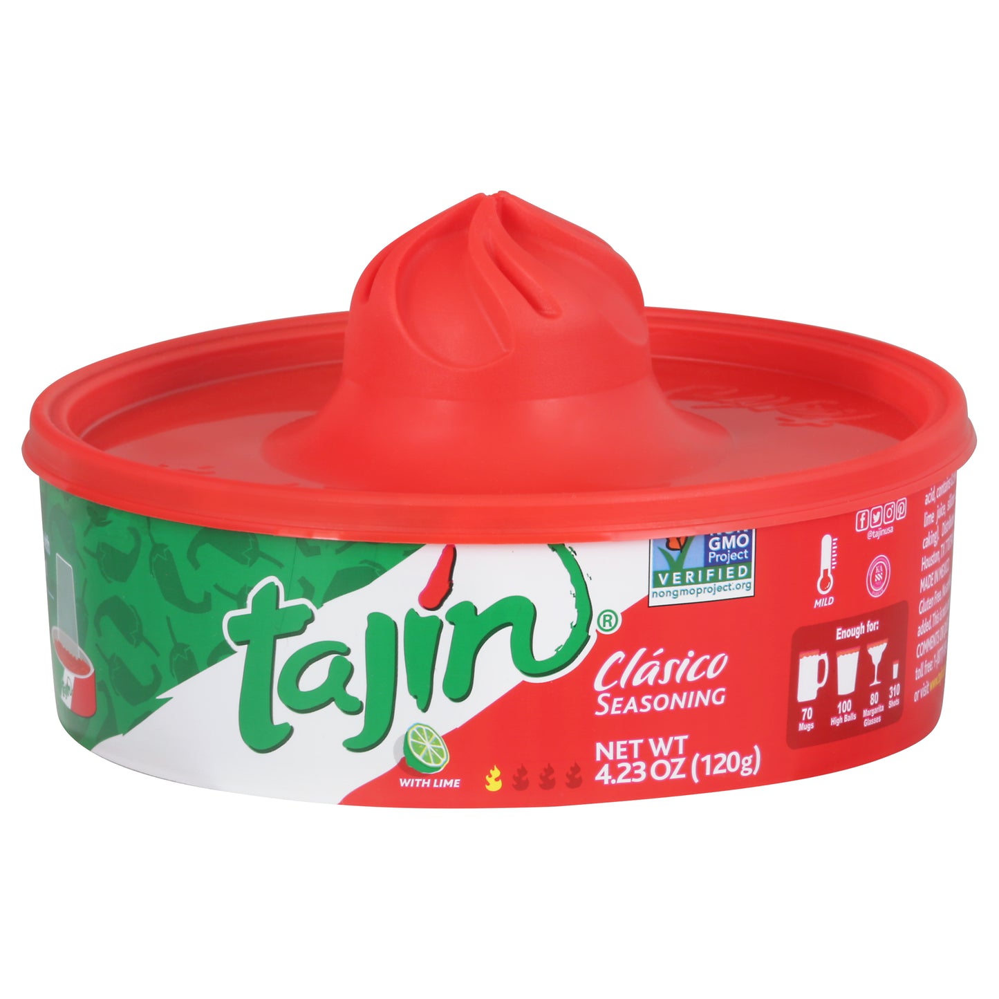 Tajín Clásico Condimento con Lima 4.23 oz