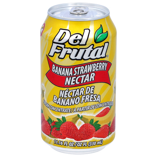 Del Frutal Banana Strawberry Nectar from Concentrate 11.16 fl oz