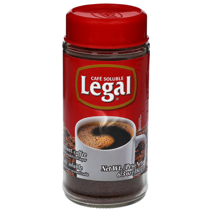 Café instantáneo legal con azúcar caramelizado de 6.3 onzas