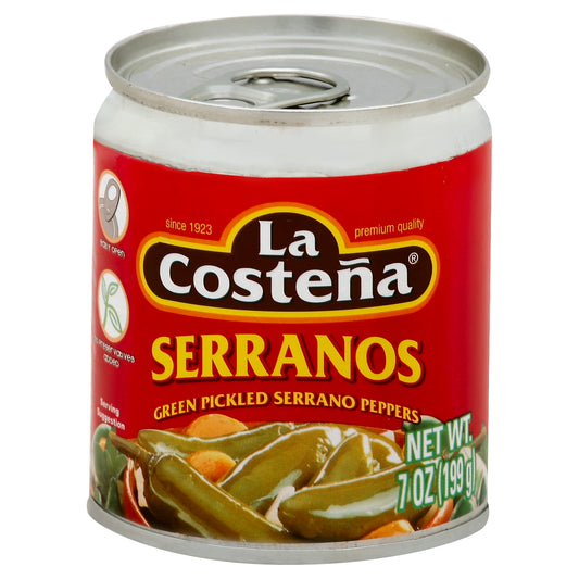 La Costena Serrano Peppers 7 oz