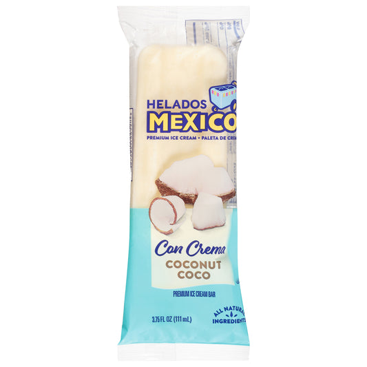 Helados Mexico Premium Coconut Ice Cream Bar 3.75 fl oz