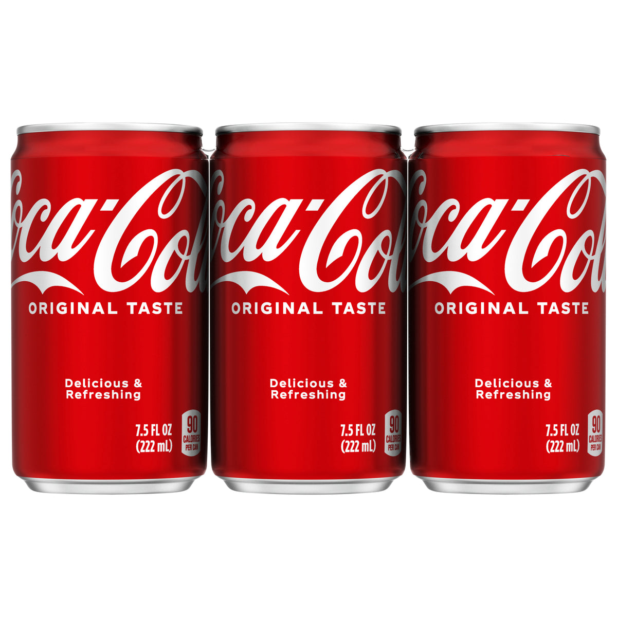Coca-Cola Soda Soft Drink, 7.5 fl oz, 6 Pack