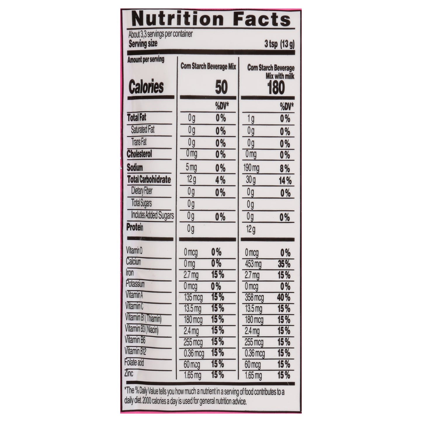 Klass Atole Tradicional Strawberry Drink Mix 1.52 oz