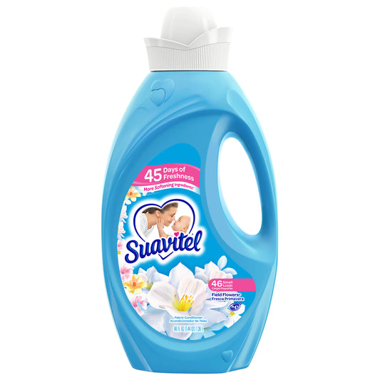 Suavitel Fabric Softener, Field Flowers, 46 Oz.