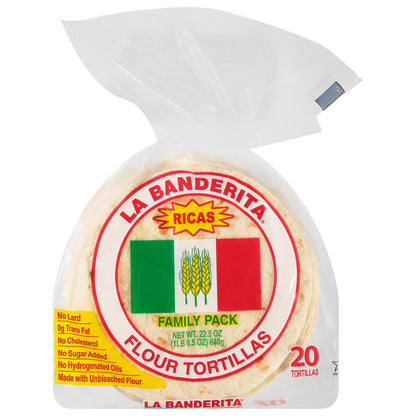 La Banderita Family Pack Flour Tortillas