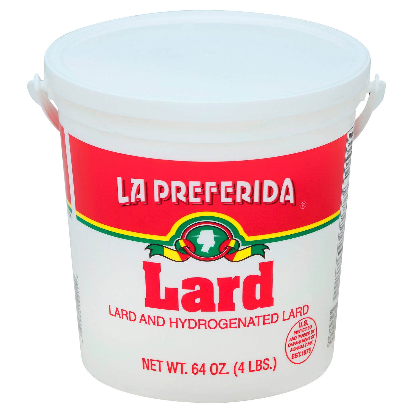 La Preferida Lard 64 oz