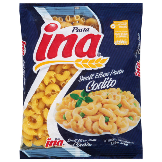 Ina Small Elbow Pasta Small 7.05 oz