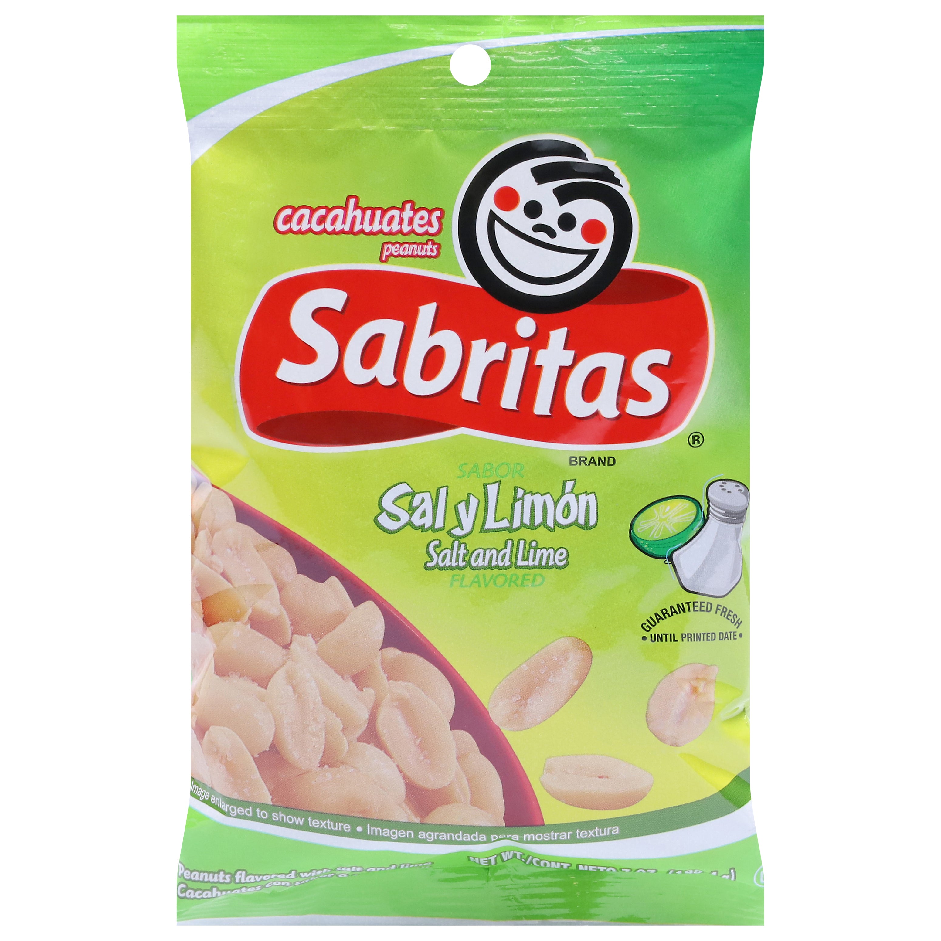 Cacahuetes Sabritas con sabor a sal y lima 7 oz – El Gran Valle Verde