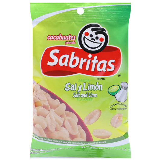 Sabritas Salt and Lime Flavored Peanuts 7 oz