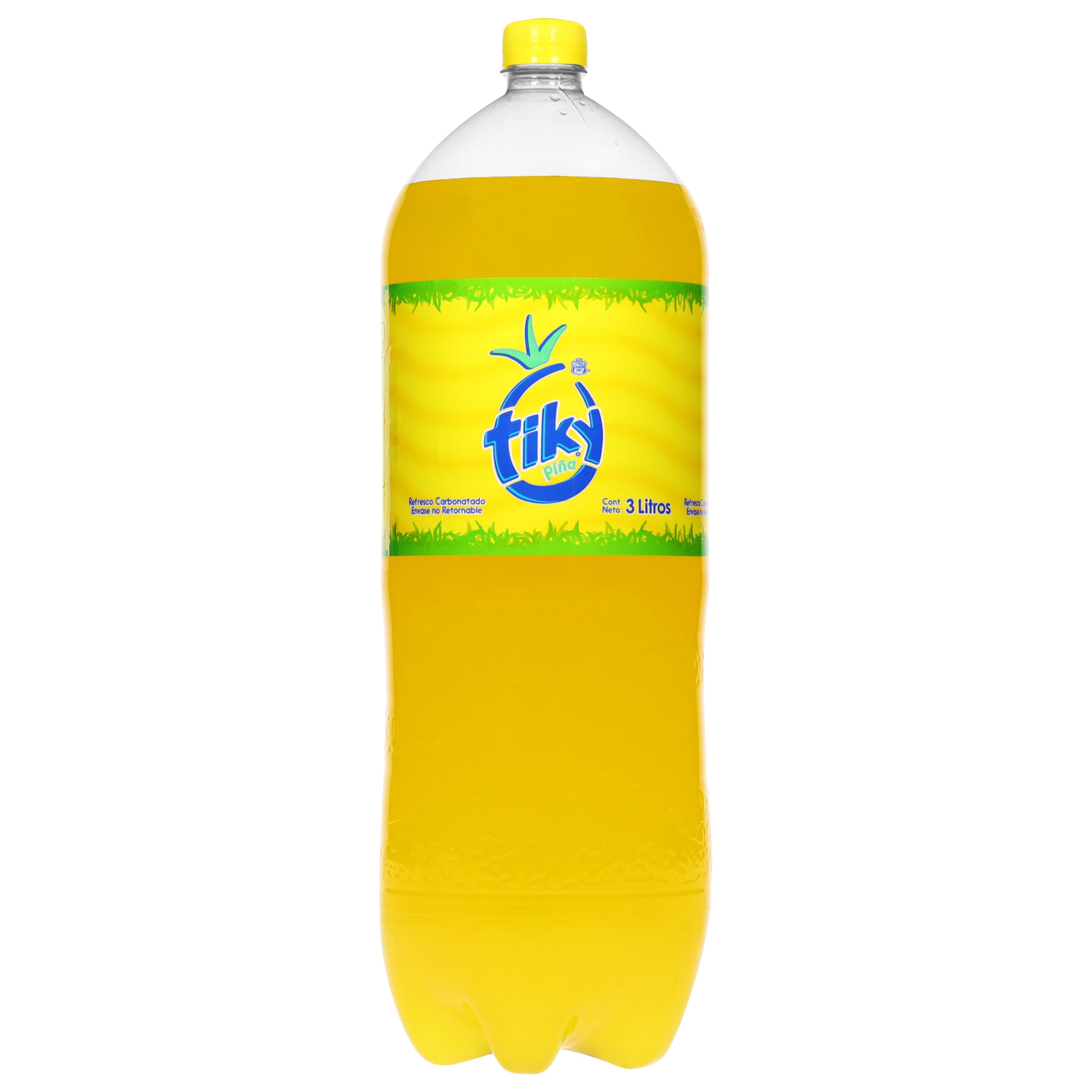 Tiky Tiky Pina Carbonated Pineapple Flavor Soft Drink 3 l – El Gran Valle Verde