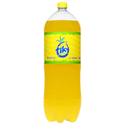 Tiky Pina Carbonated Pineapple Flavor Soft Drink 3 l