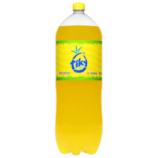 Tiky Pina Carbonated Pineapple Flavor Soft Drink 3 l