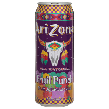 AriZona All Natural Fruit Punch Fruit Juice Cocktail 22 fl oz